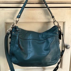 Coach Zoe Leather Hobo Shoulder Bag